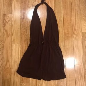 Brandy Melville Romper deep V